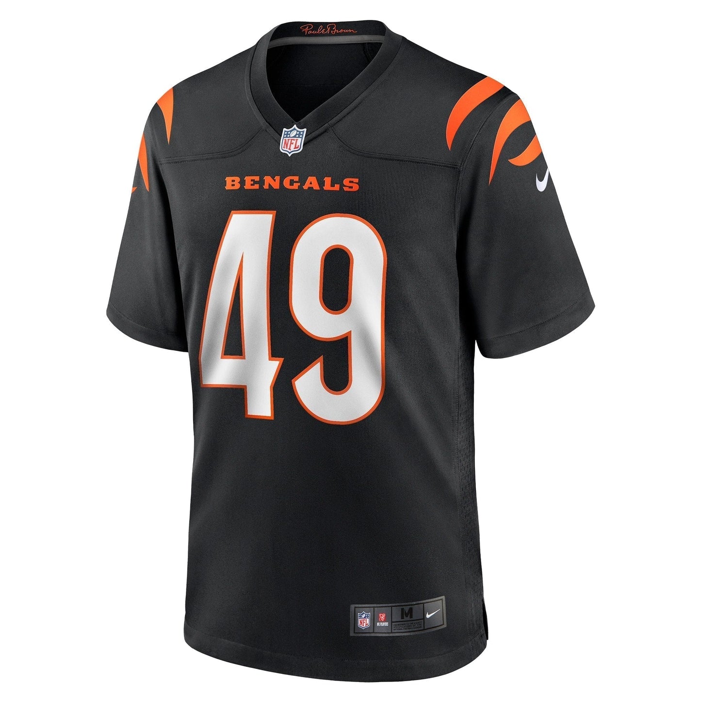 Joe Bachie Cincinnati Bengals  Game Jersey - Black
