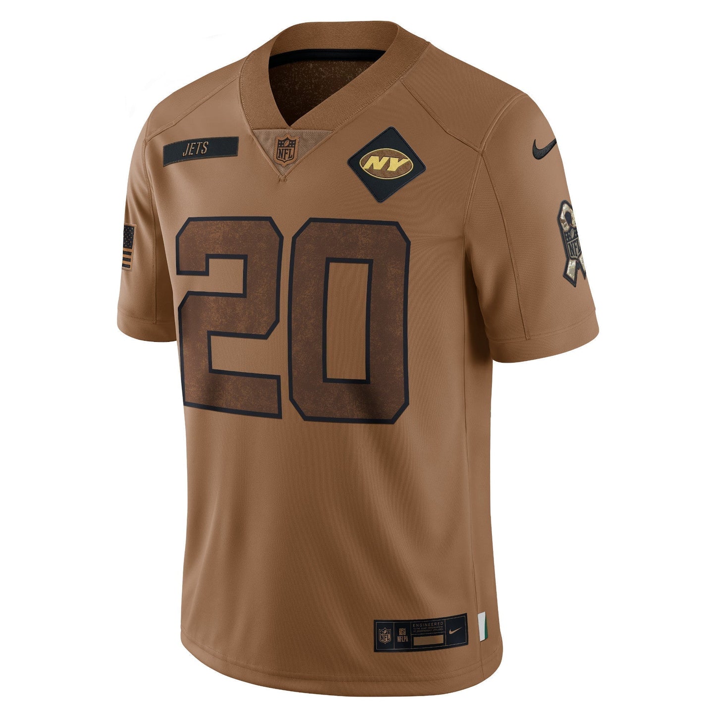 Breece Hall New York Jets  Salute To Service Limited Jersey - Brown