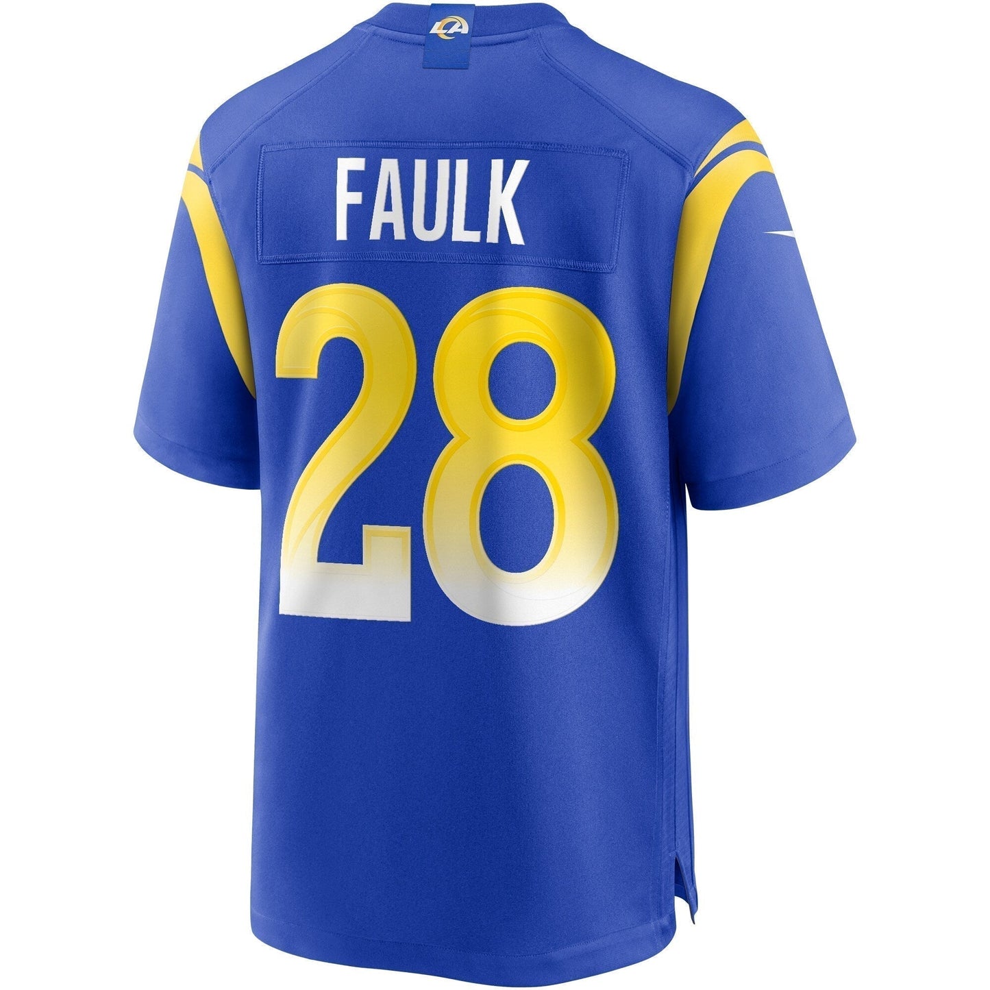 Marshall Faulk Los Angeles Rams  Game Retired   Jersey - Royal