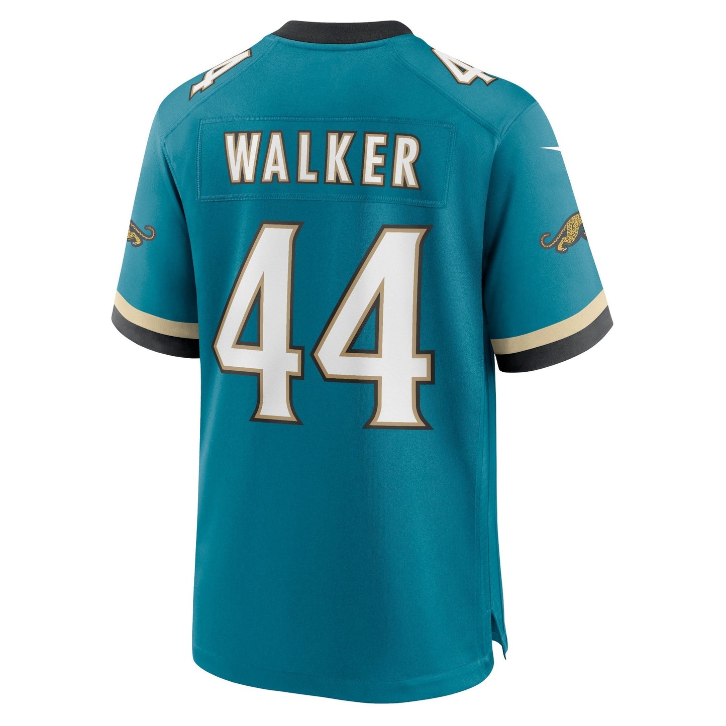 Travon Walker Jacksonville Jaguars  Prowler Throwback   Game Jersey - Teal