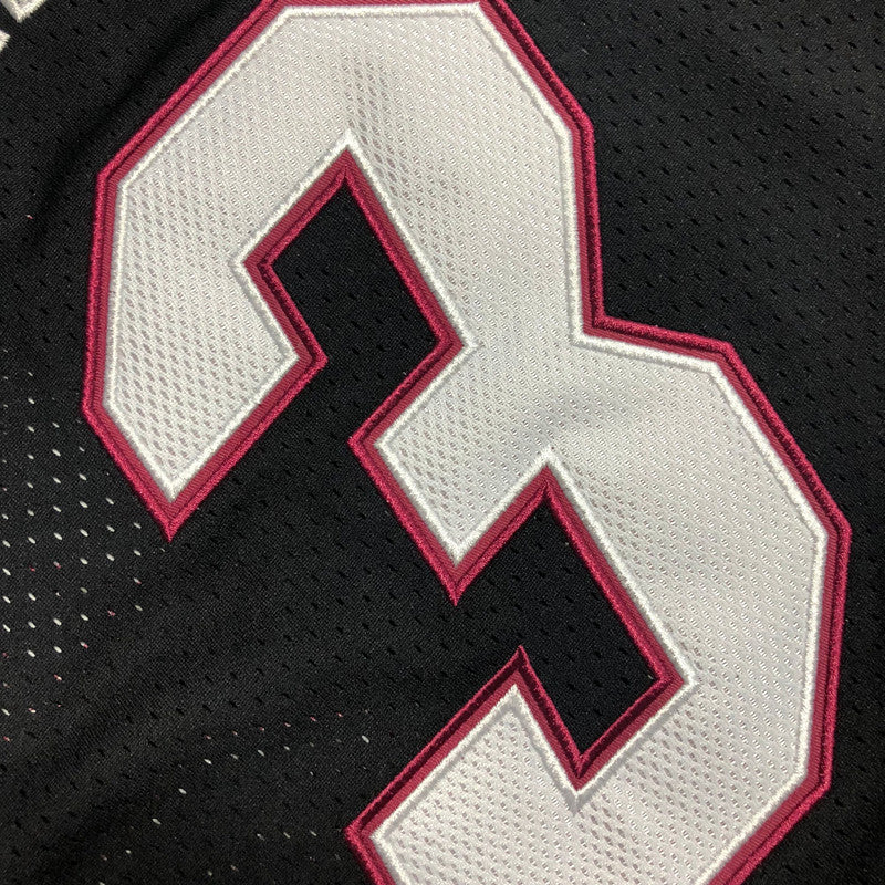 Heat 3# Wade Black Embroidered  Jersey
