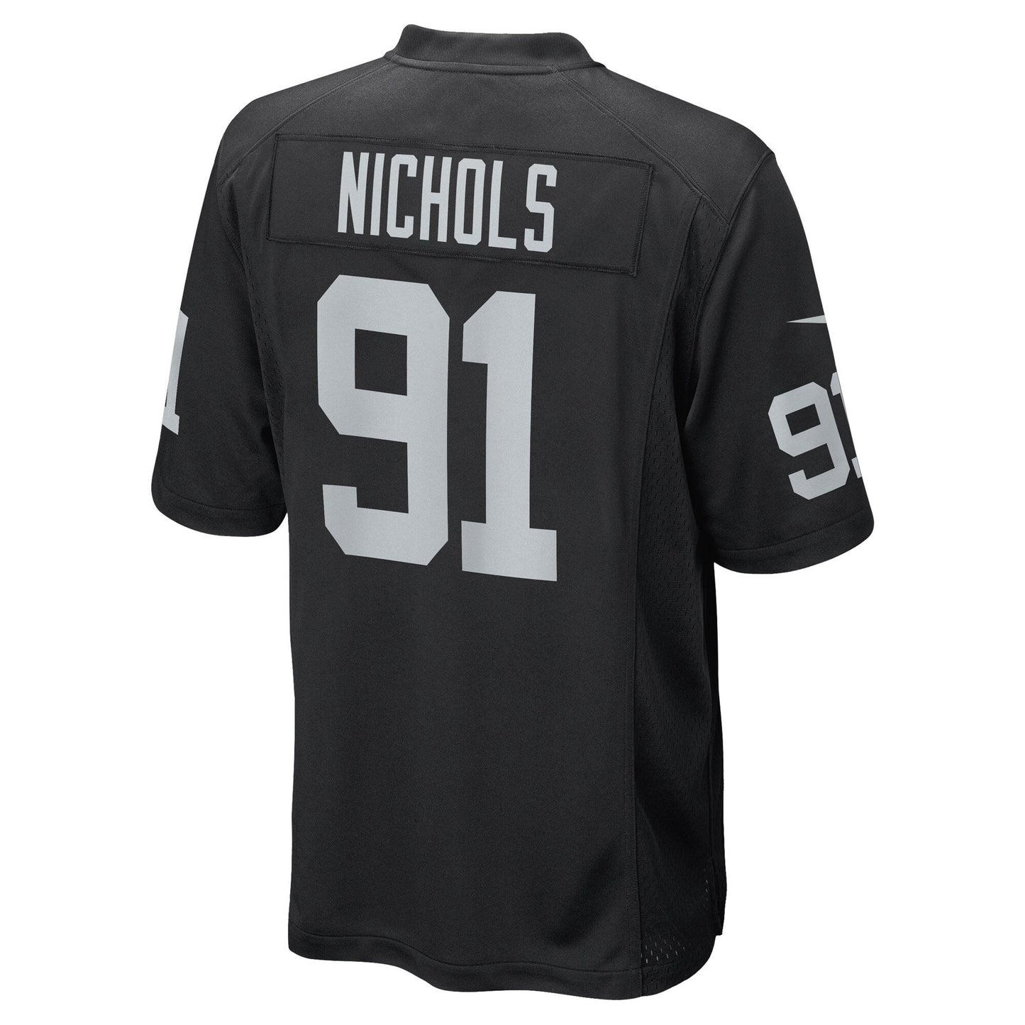 Bilal Nichols Las Vegas Raiders  Game   Jersey - Black