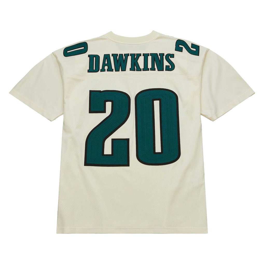 P.Eagles #20 Brian Dawkins  Cream Chainstitch Legacy Jersey