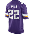 M.Vikings #22 Harrison Smith Purple Game Jersey