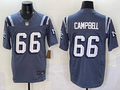 Men's New England Patriots Will Campbell Storm Blue 2025 Rivalries Collection Limited Jersey
