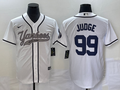 Men's New York Yankees Aaron Judge White Player Jersey Joint Edition