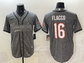 Men's Cincinnati Bengals Joe Flacco #16 Gray Team Game Jersey