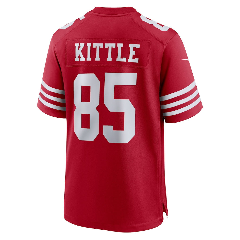 SF.49ers #85 George Kittle Scarlet Player Game Jersey