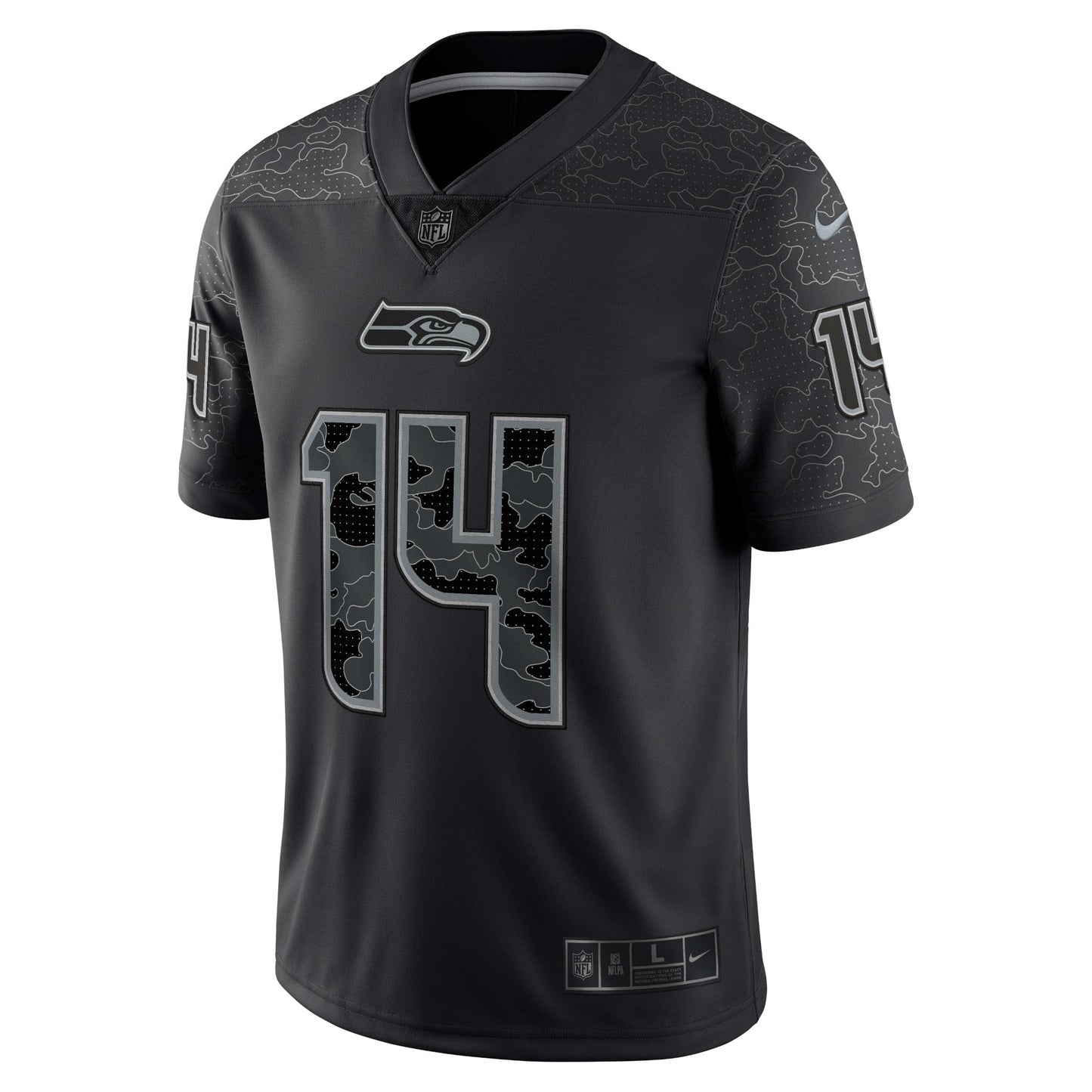 DK Metcalf Seattle Seahawks  RFLCTV Limited Jersey - Black