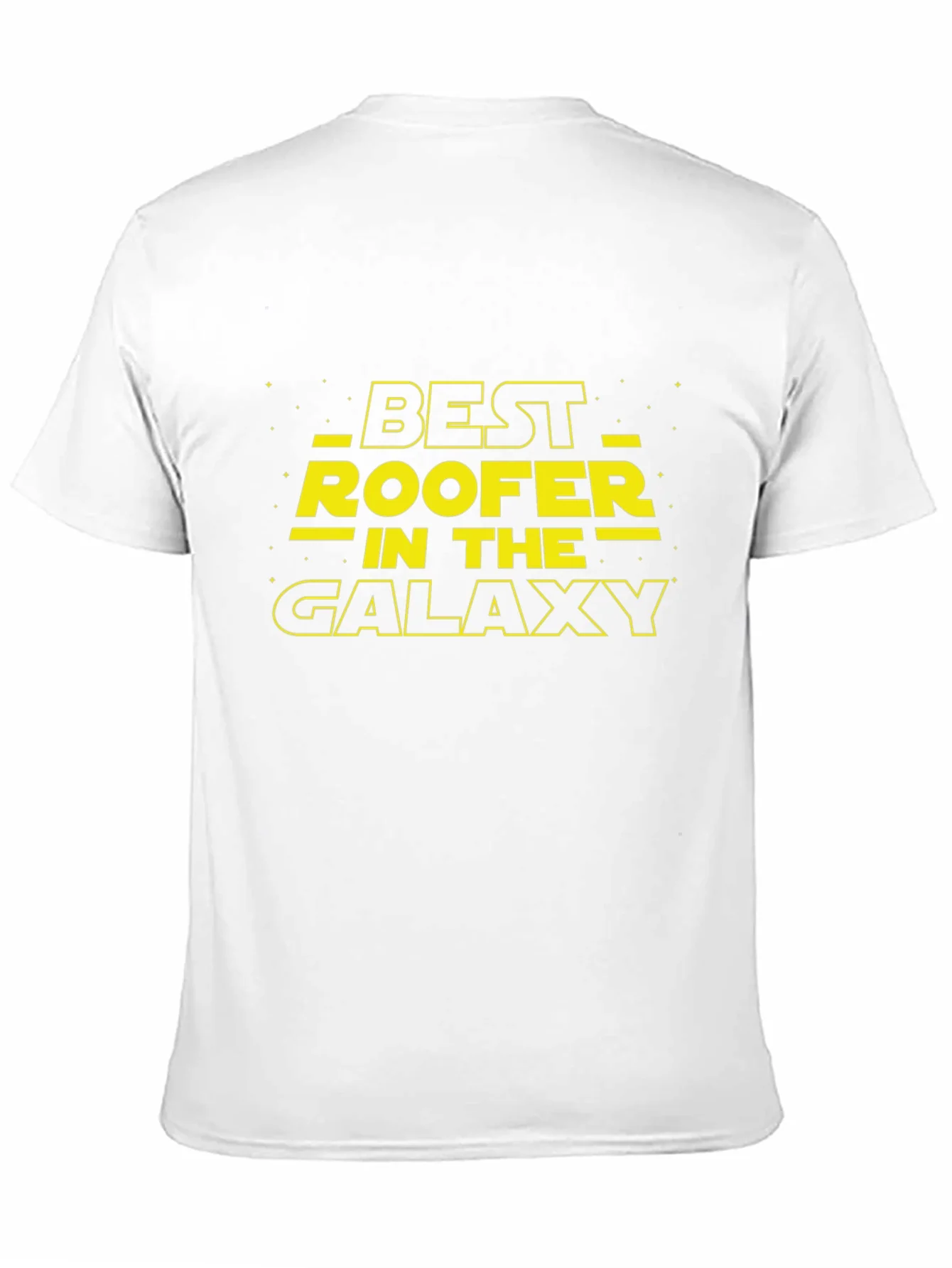 Best Roofer in the Galaxy Black T-Shirt