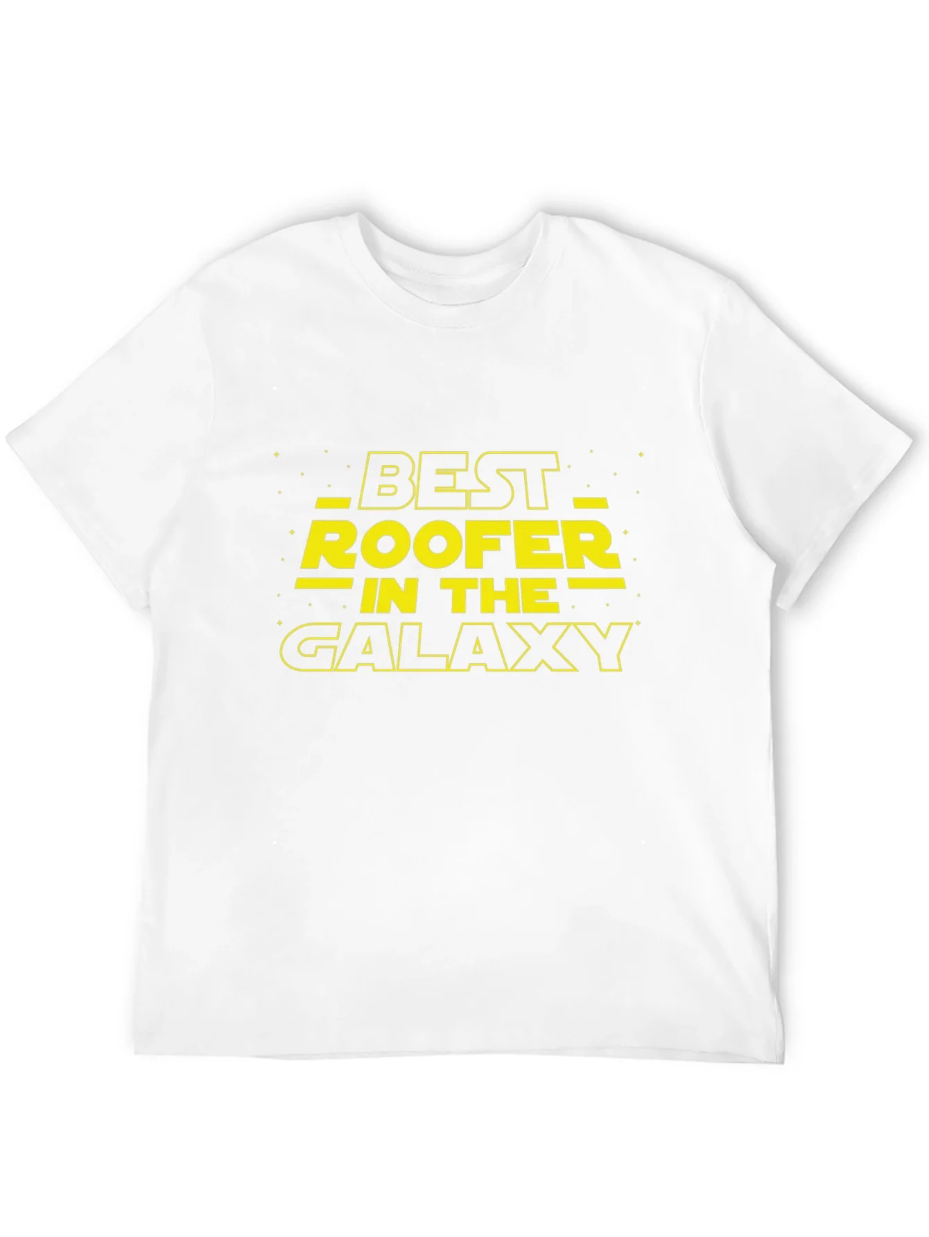 Best Roofer in the Galaxy Black T-Shirt