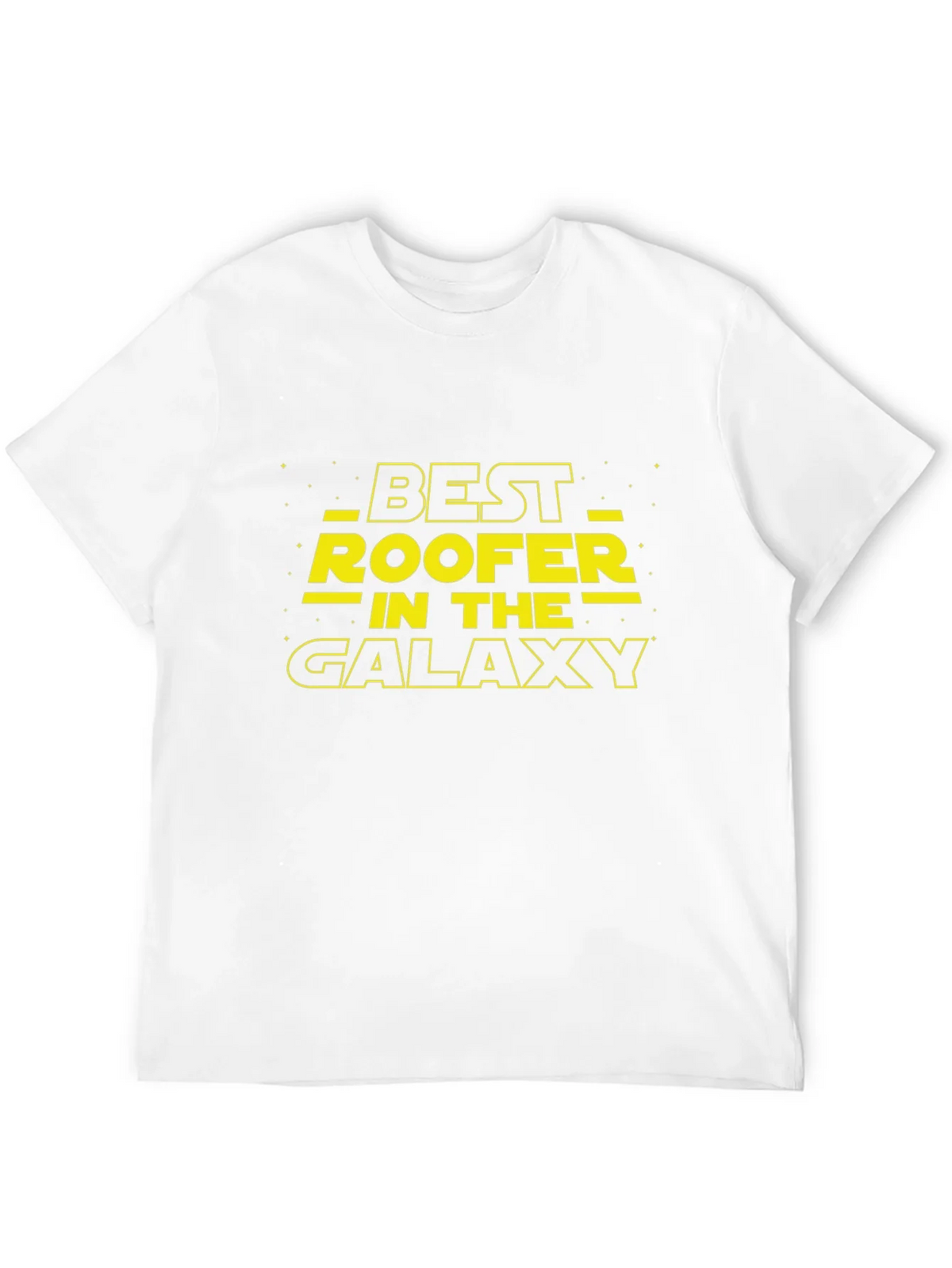 Best Roofer in the Galaxy Black T-Shirt