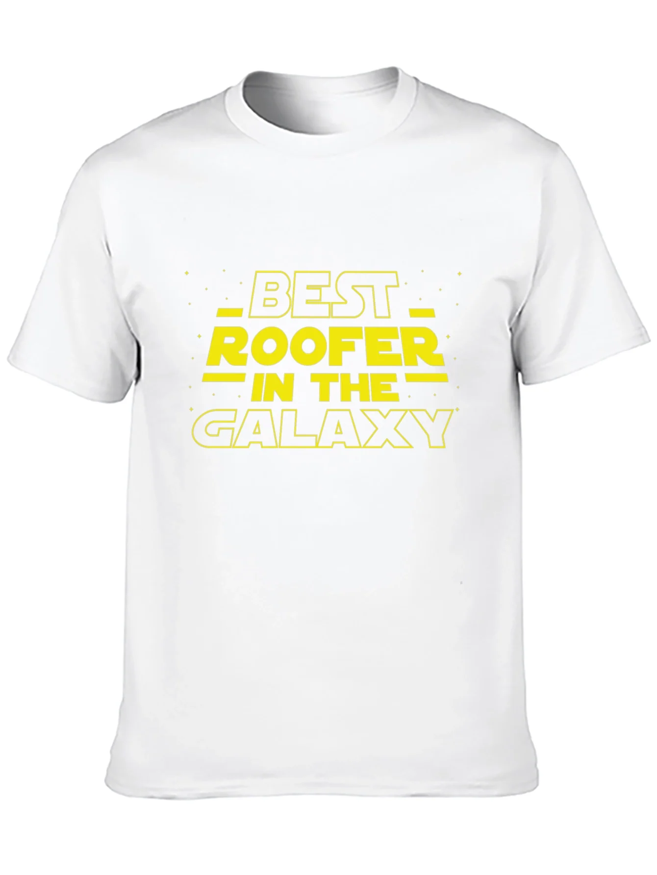 Best Roofer in the Galaxy Black T-Shirt