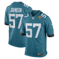 Caleb Johnson Jacksonville Jaguars  Game   Jersey - Teal