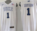 Men's Duke Blue Devils Kyrie Irving White Player Game Jersey
