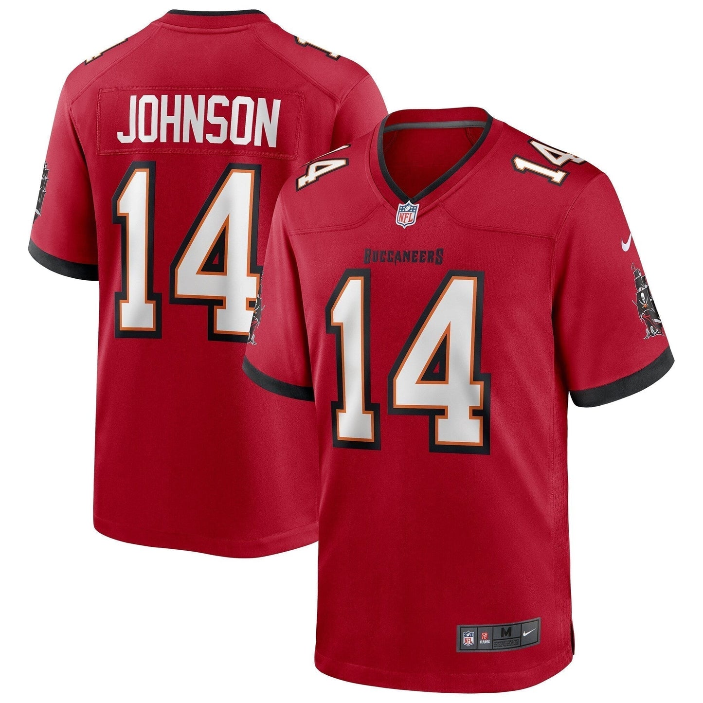 Brad Johnson Tampa Bay Buccaneers  Game Retired   Jersey - Red