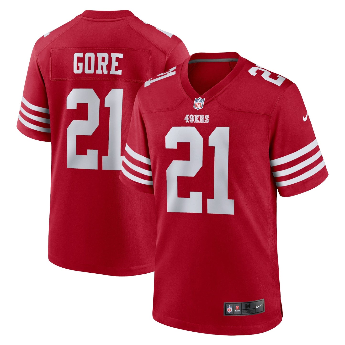 Frank Gore San Francisco 49ers  Retired   Game Jersey - Scarlet
