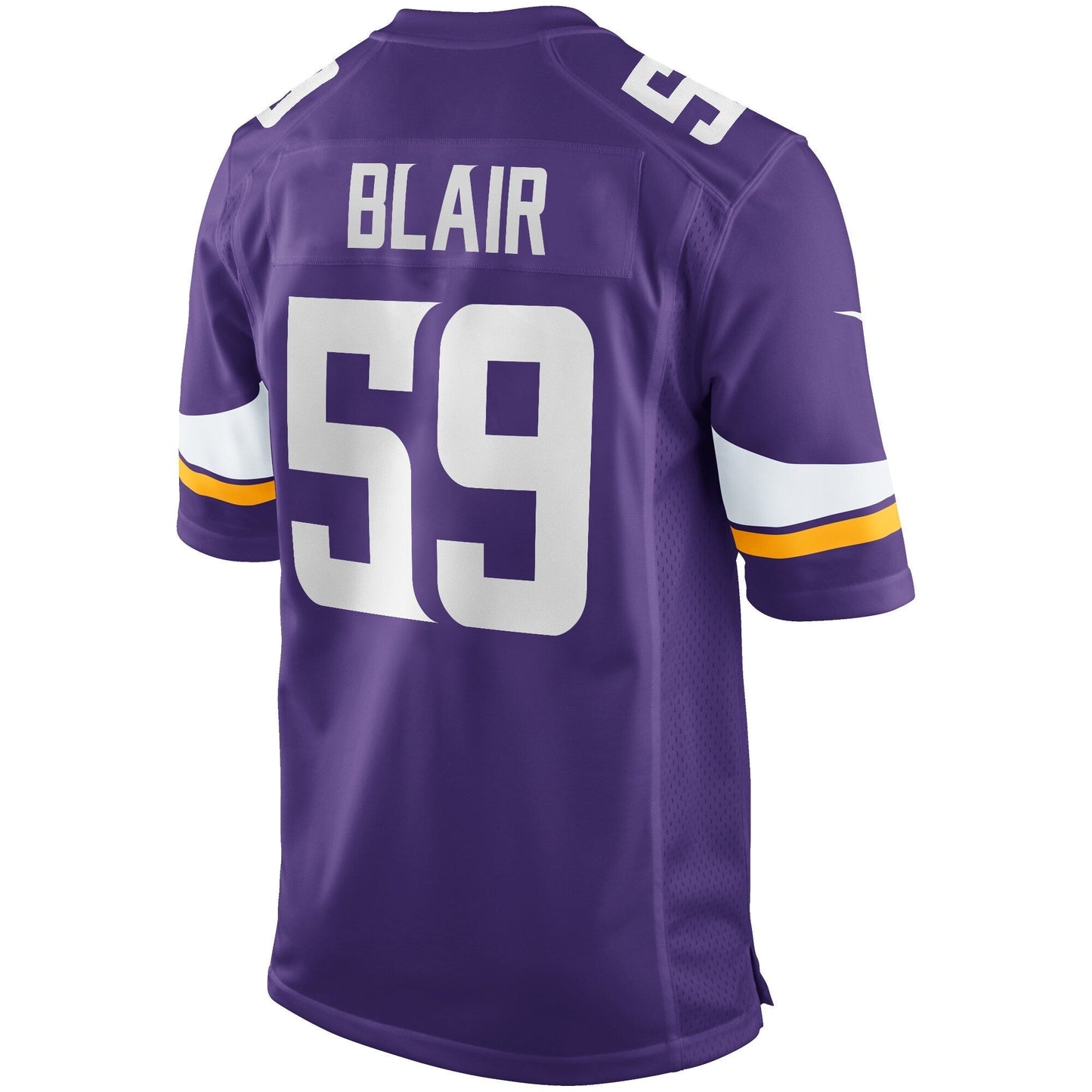 Matt Blair Minnesota Vikings  Game Retired   Jersey - Purple
