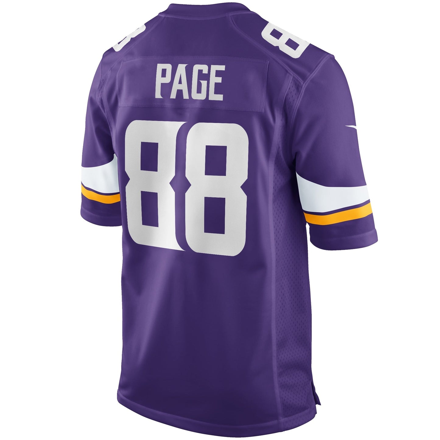 Alan Page Minnesota Vikings  Game Retired   Jersey - Purple