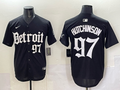 Men's Detroit Lions Aidan Hutchinson Black Game Player Jersey