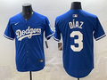 Men's Los Angeles Dodgers Edwin Diaz Royal Alternate 2 Replica Jersey