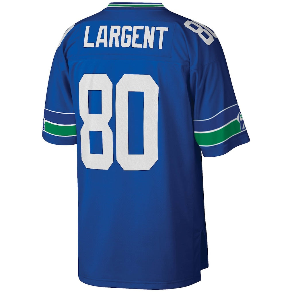 S.Seahawks #80 Steve Largent  Royal Legacy Replica Jersey