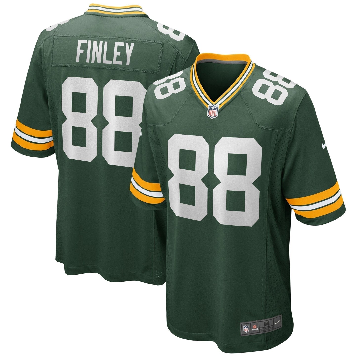 Jermichael Finley Green Bay Packers  Game Retired   Jersey - Green
