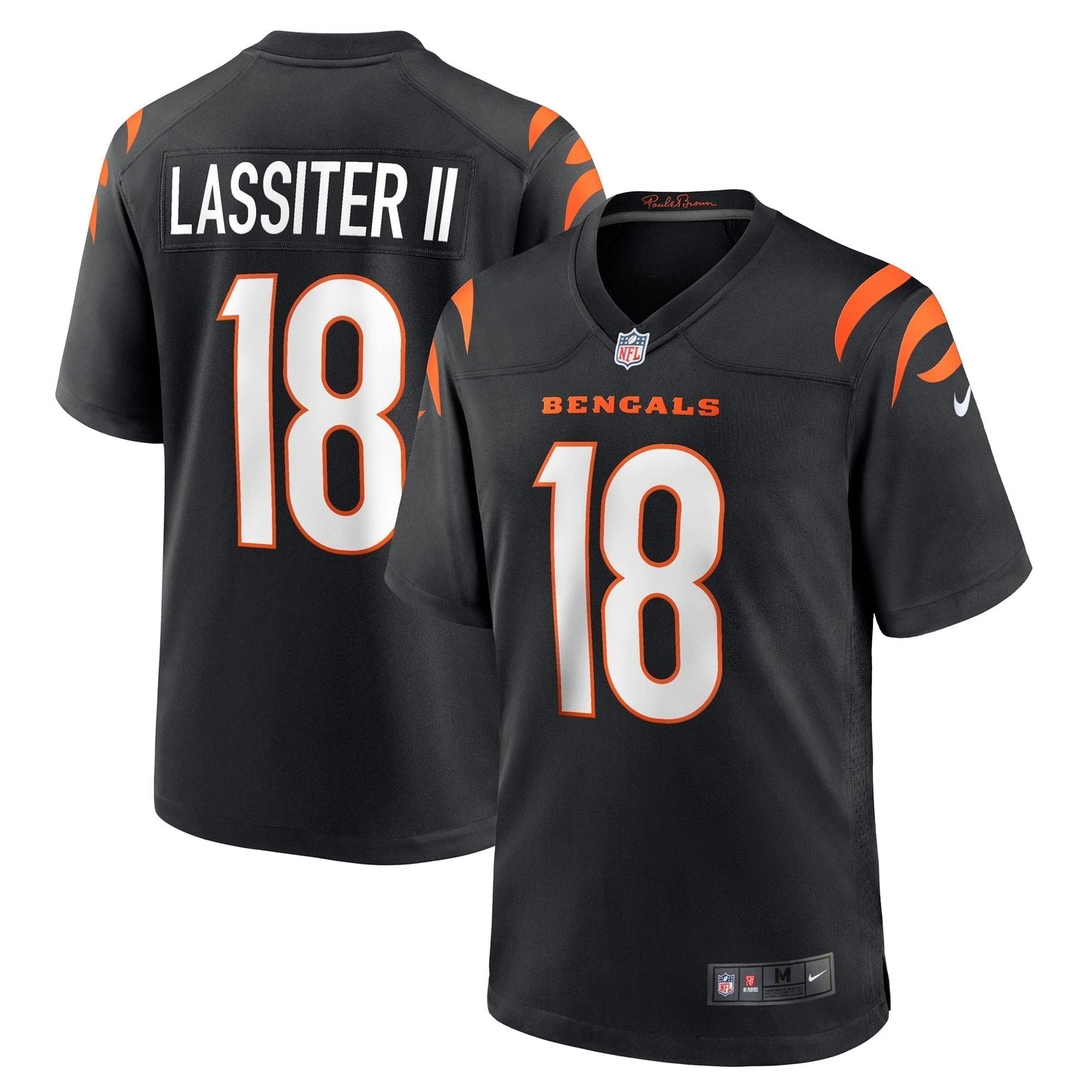 Kwamie Lassiter II Cincinnati Bengals  Game   Jersey - Black