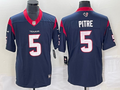 Men's Houston Texans Jalen Pitre Navy Game Player Jersey