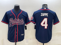 Men's New England Patriots Bailey Zappe Navy Game Jersey Joint Edition