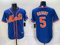 Men's New York Mets1 David Wright #5 Royal Replica Player Jersey