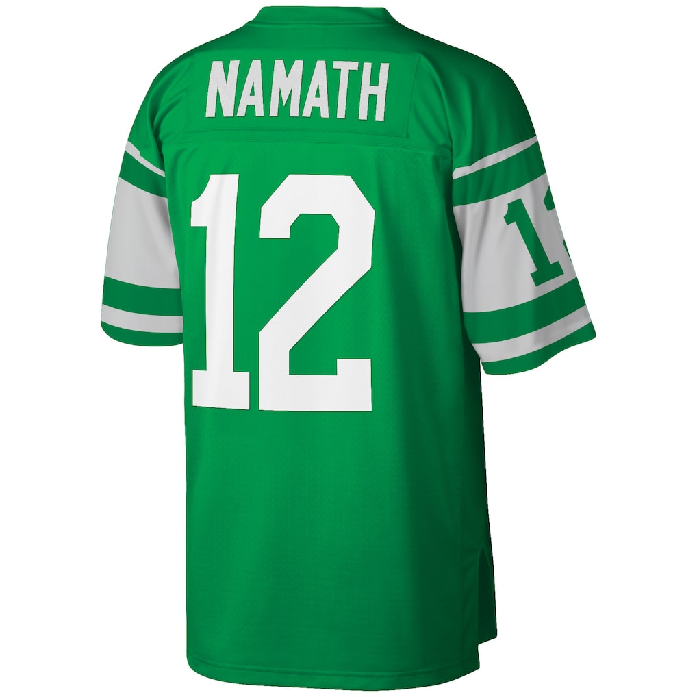 NY.Jets #12 Joe Namath 1968  Green Authentic Throwback Retired Player Jersey