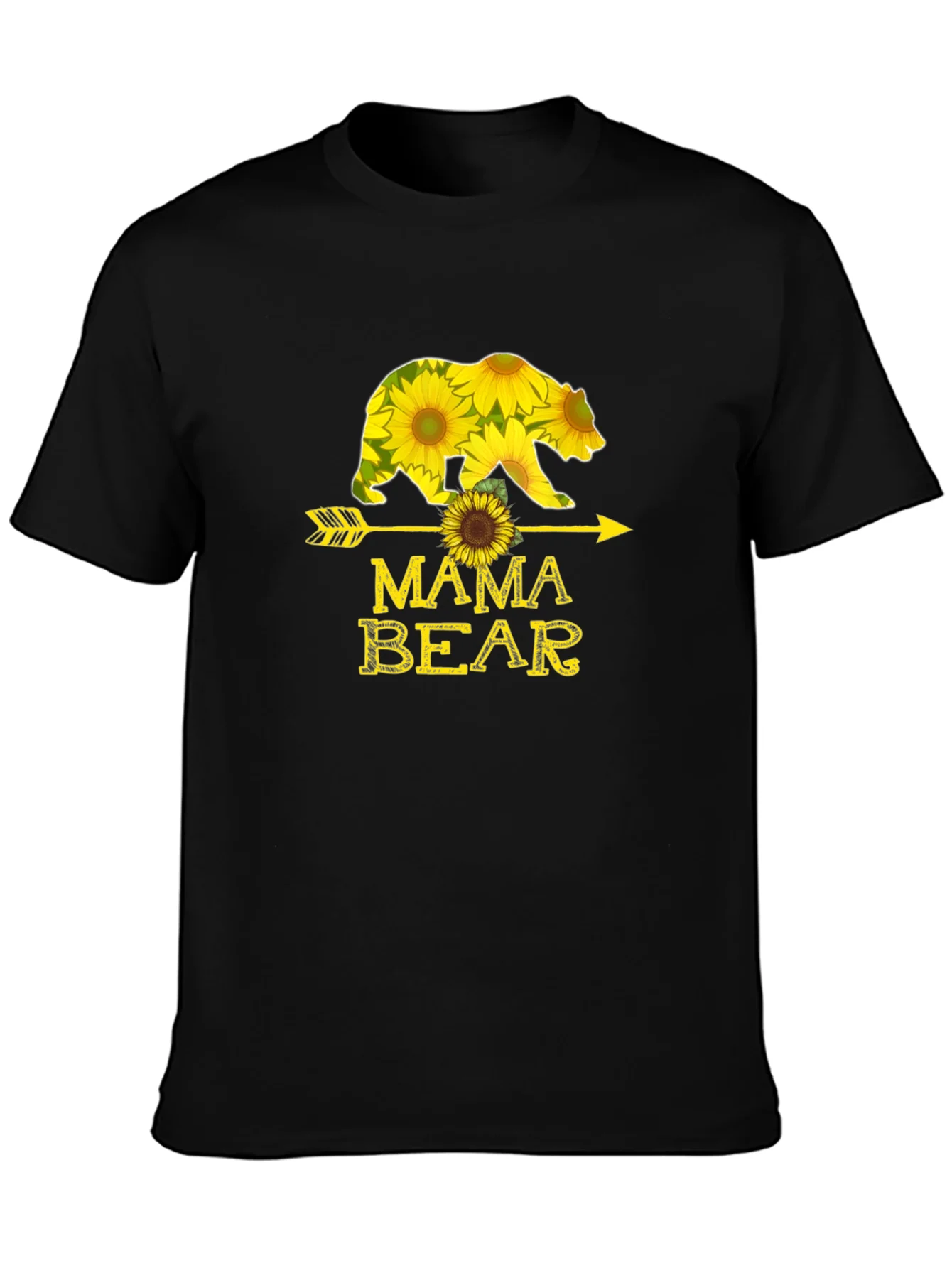 Mama Bear Sunflower Arrow T-Shirt
