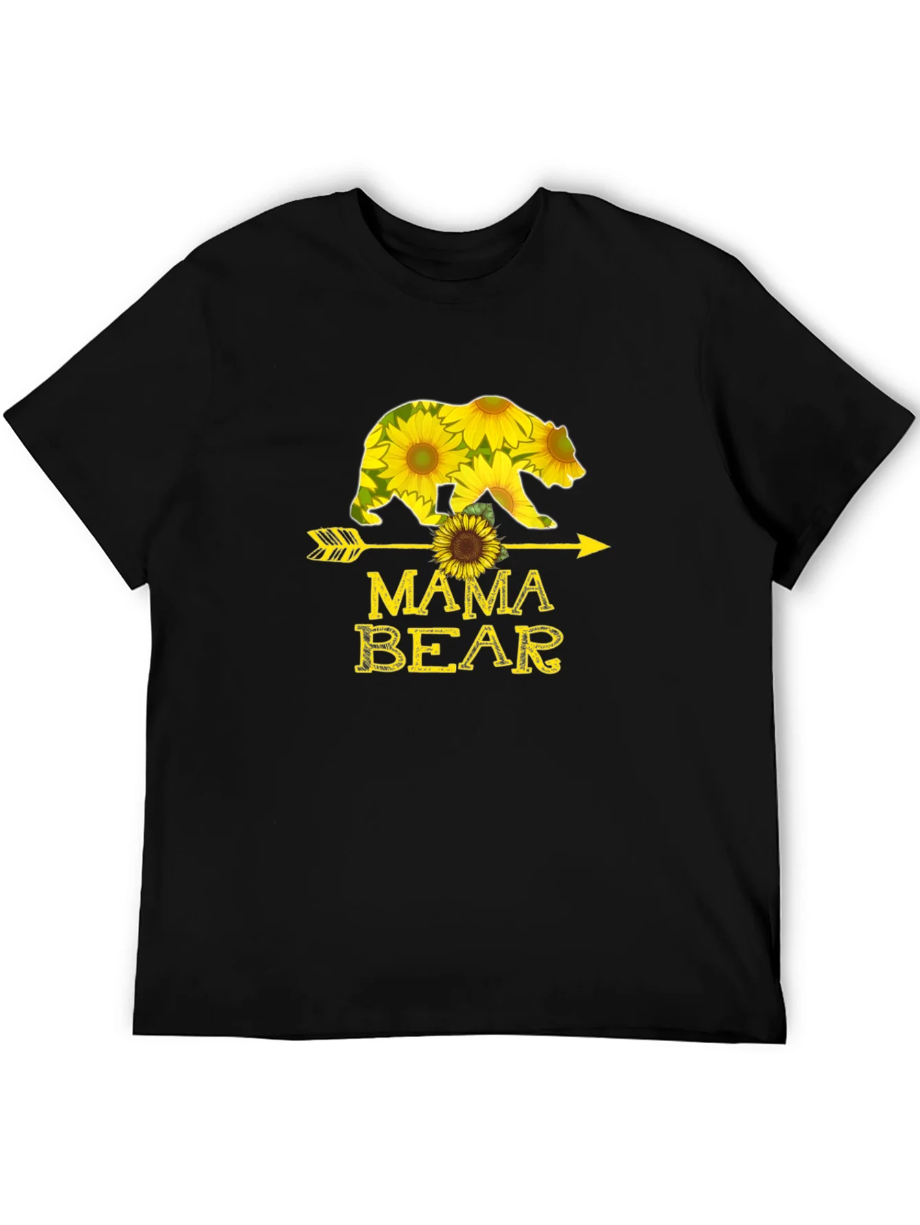 Mama Bear Sunflower Arrow T-Shirt