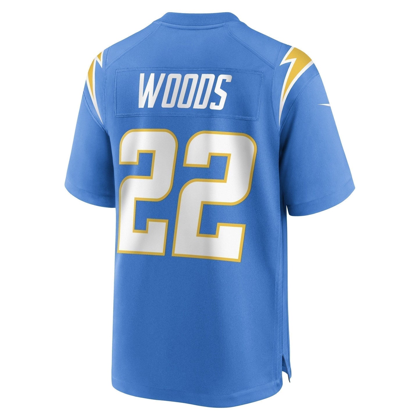 JT Woods Los Angeles Chargers  Game   Jersey - Powder Blue
