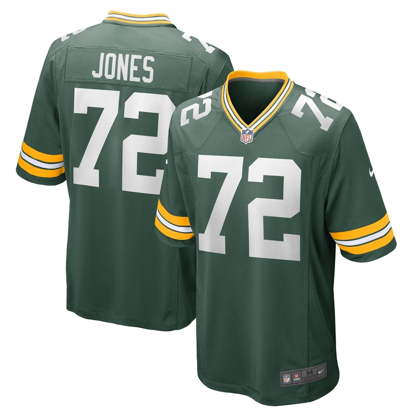 Caleb Jones Green Bay Packers  Game   Jersey - Green