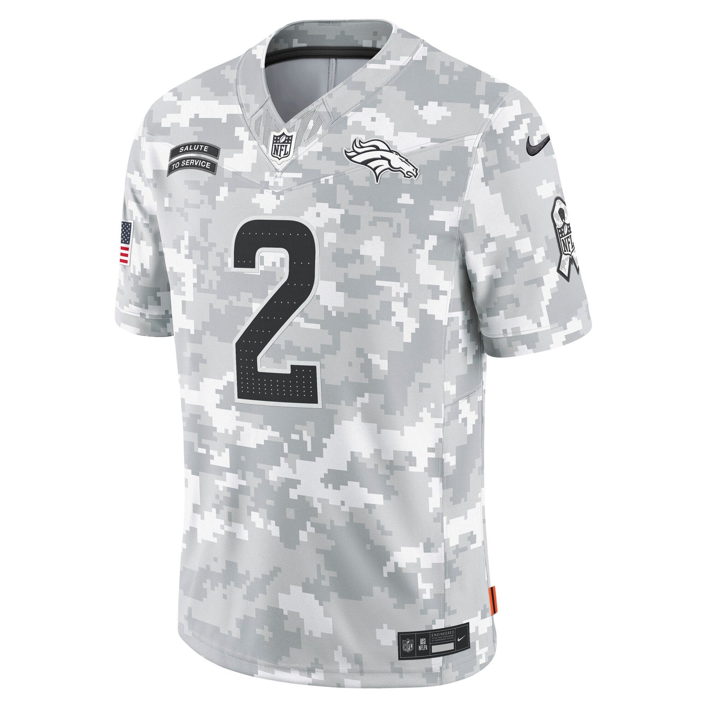 Patrick Surtain II Denver Broncos  2024 Salute to Service Limited Jersey - Arctic Camo