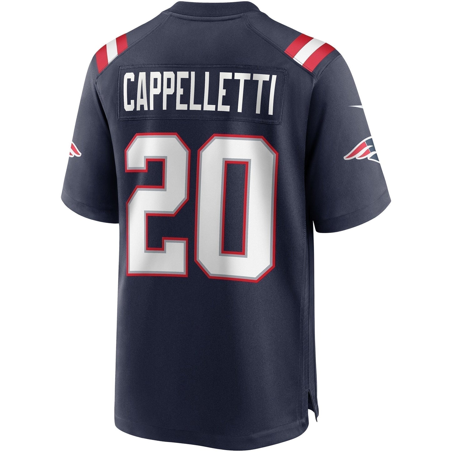 Gino Cappelletti New England Patriots  Game Retired   Jersey - Navy