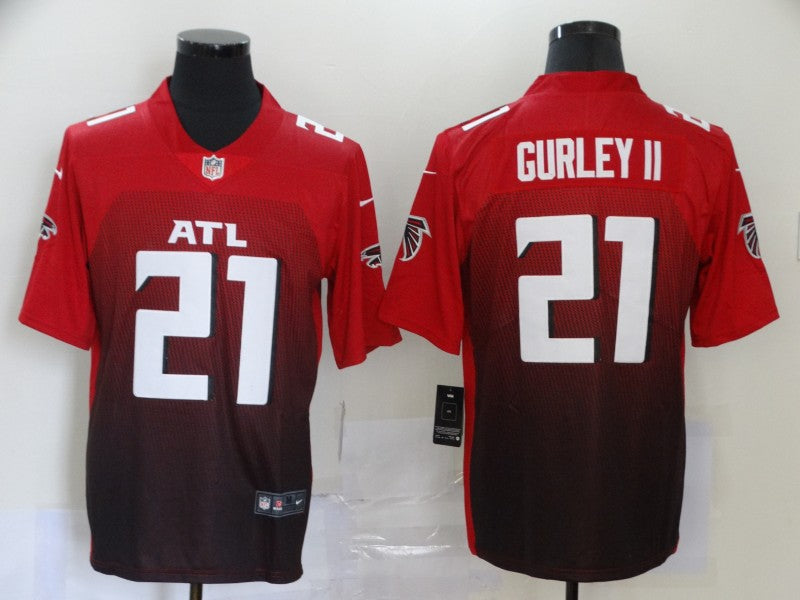 Men's Atlanta Falcons Todd Gurley II Red 2nd Alternate Game Jersey
