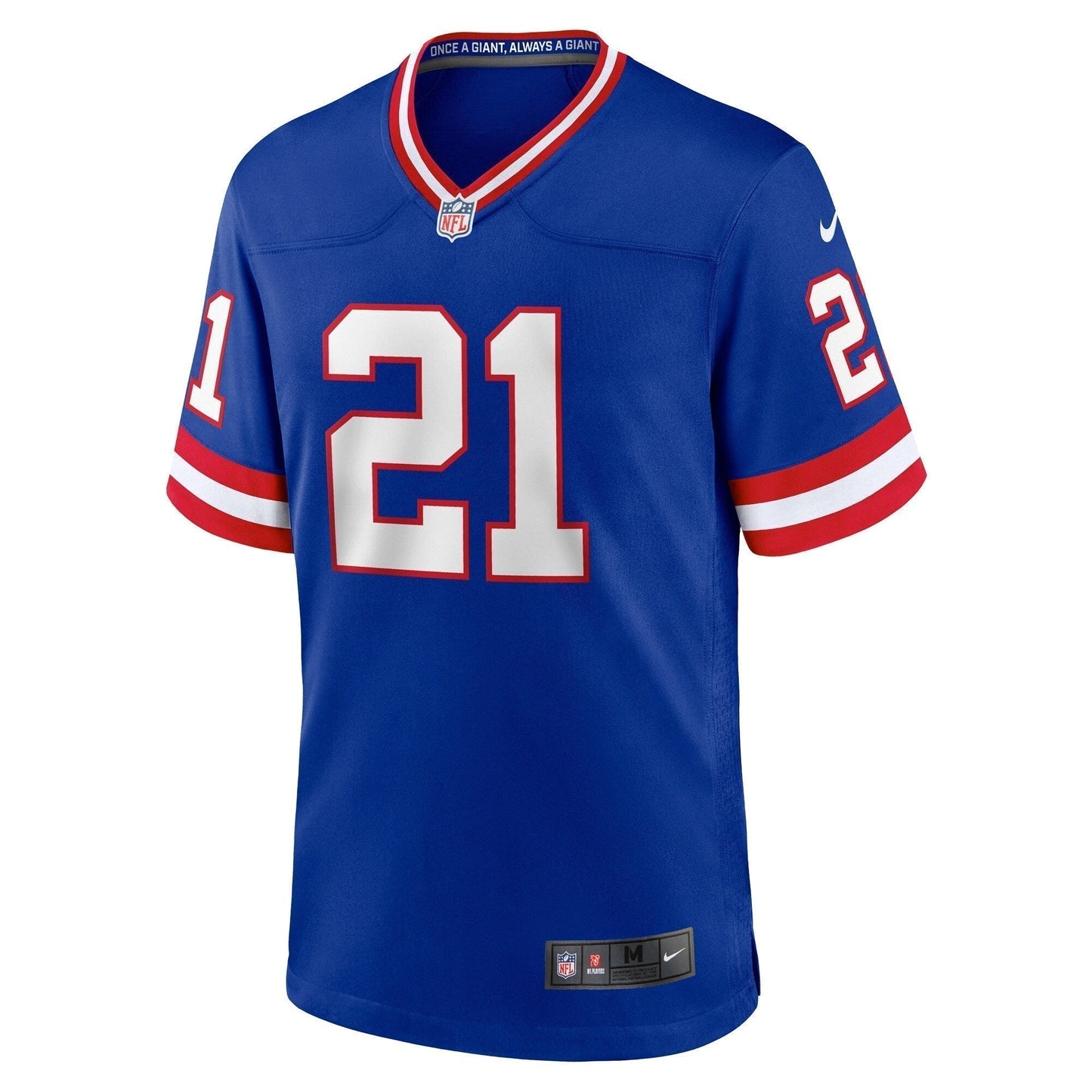 Tiki Barber New York Giants  Classic Retired   Game Jersey - Royal