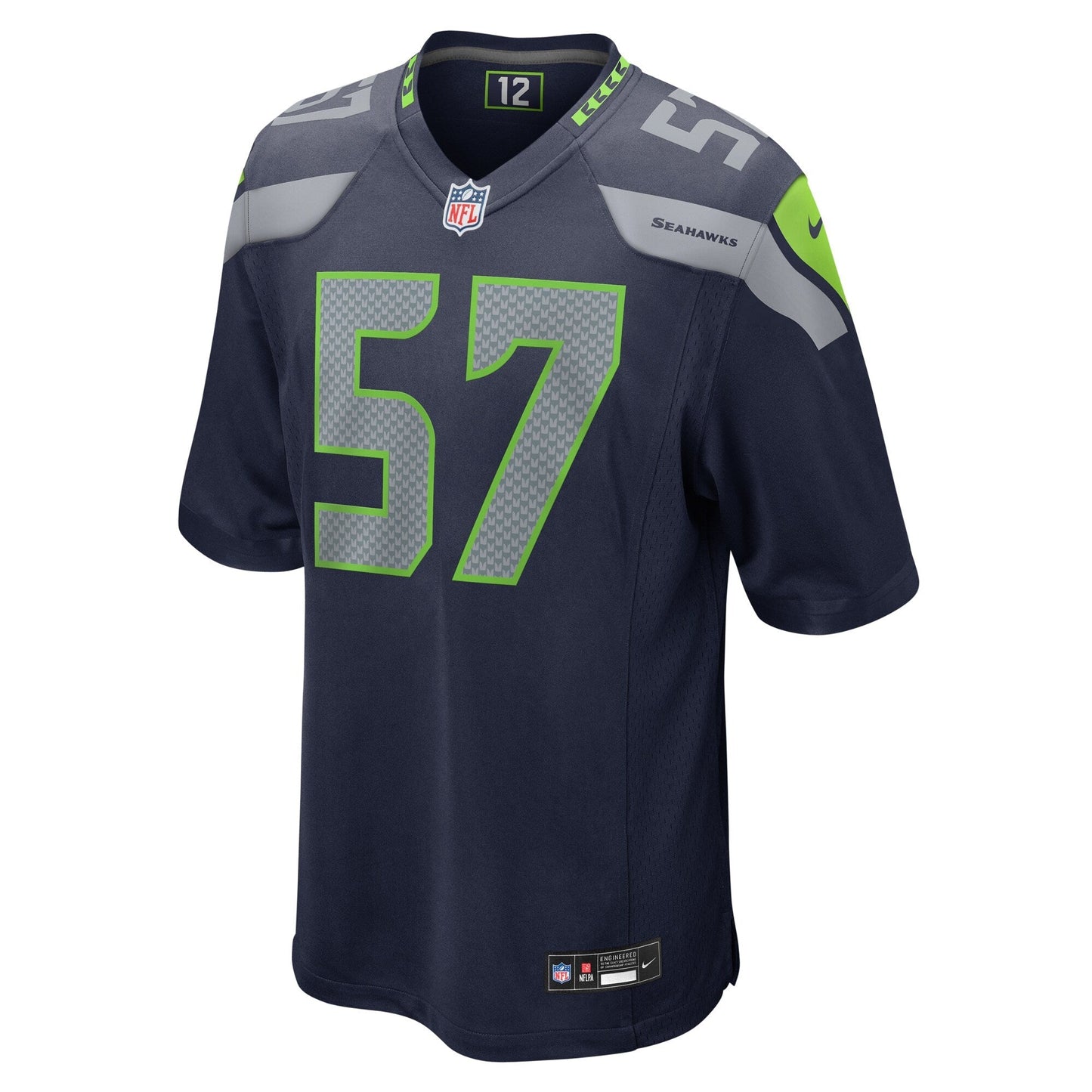 Frank Clark Seattle Seahawks   Game Jersey - College Navy