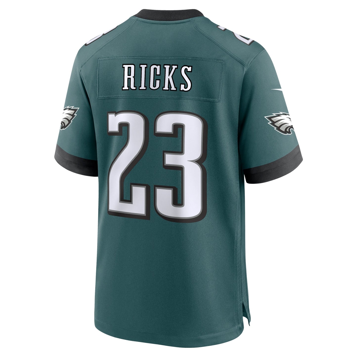 Eli Ricks Philadelphia Eagles  Team Game Jersey - Midnight Green