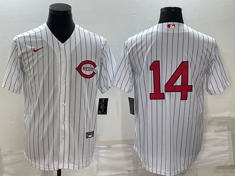 Men's Cincinnati Reds Pete Rose White 2022 MLB at Field of Dreams Game Authentic Player Jersey