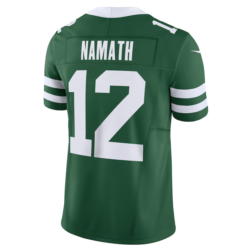 NY.Jets #12 Joe Namath  Green Big & Tall 1968 Retired Player Replica Jersey