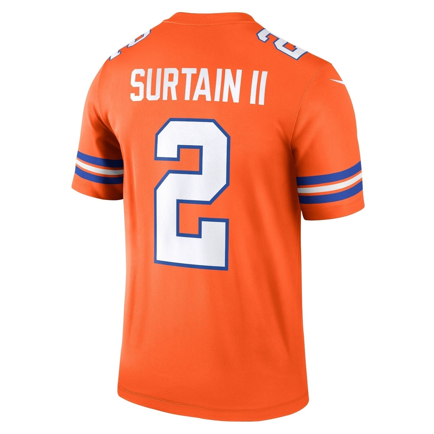 Patrick Surtain II Denver Broncos  Mile High Collection 1977 Throwback   Legend Jersey - Orange