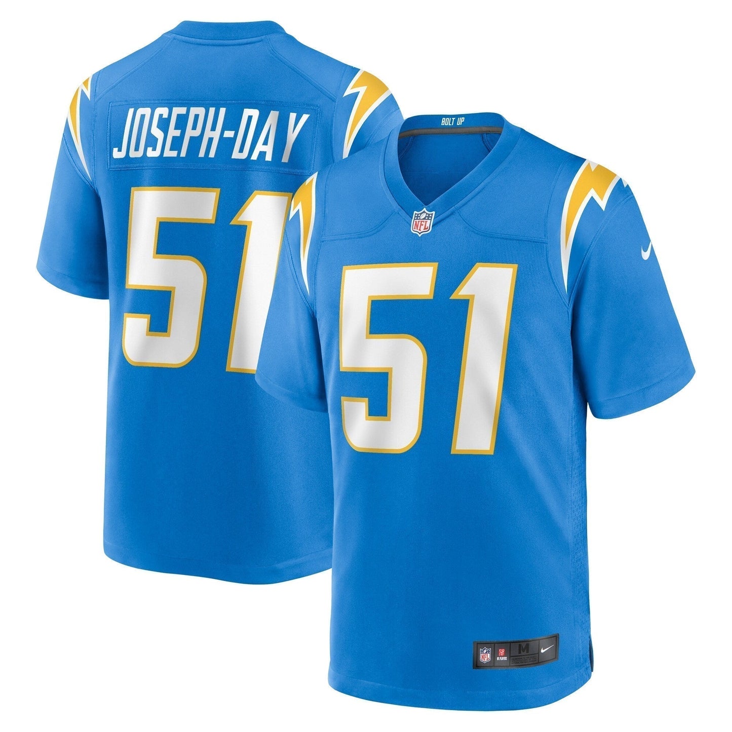Sebastian Joseph-Day Los Angeles Chargers  Game   Jersey - Powder Blue