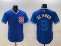 Men's Chicago Cubs Javier Baez Royal Replica Player Jersey
