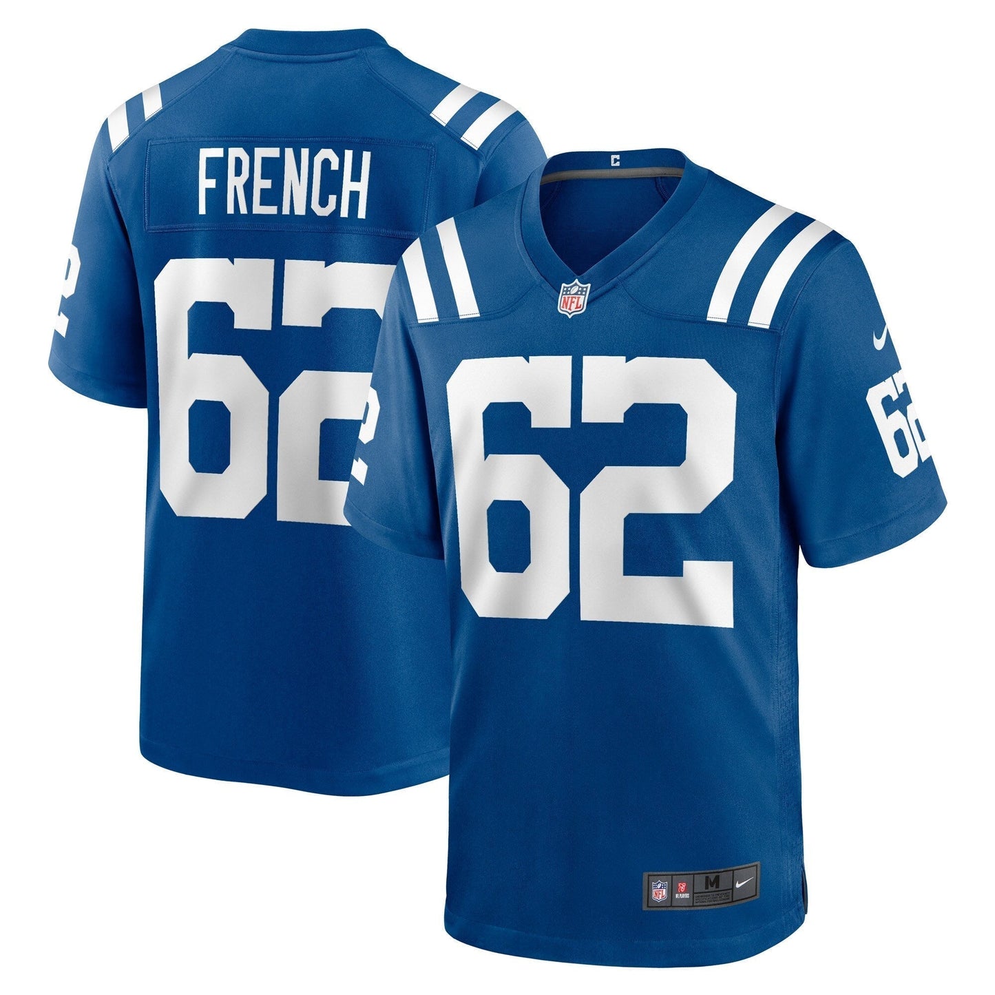 Wesley French Indianapolis Colts  Game   Jersey - Royal