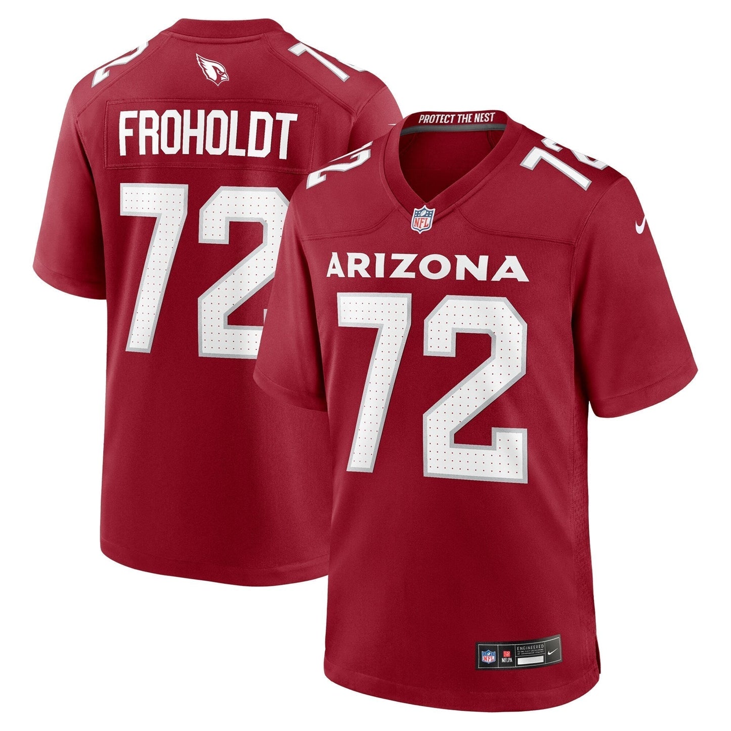 Hjalte Froholdt Arizona Cardinals  Team Game Jersey -  Cardinal