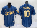Men's Los Angeles Dodgers Justin Turner Blue Player Jersey